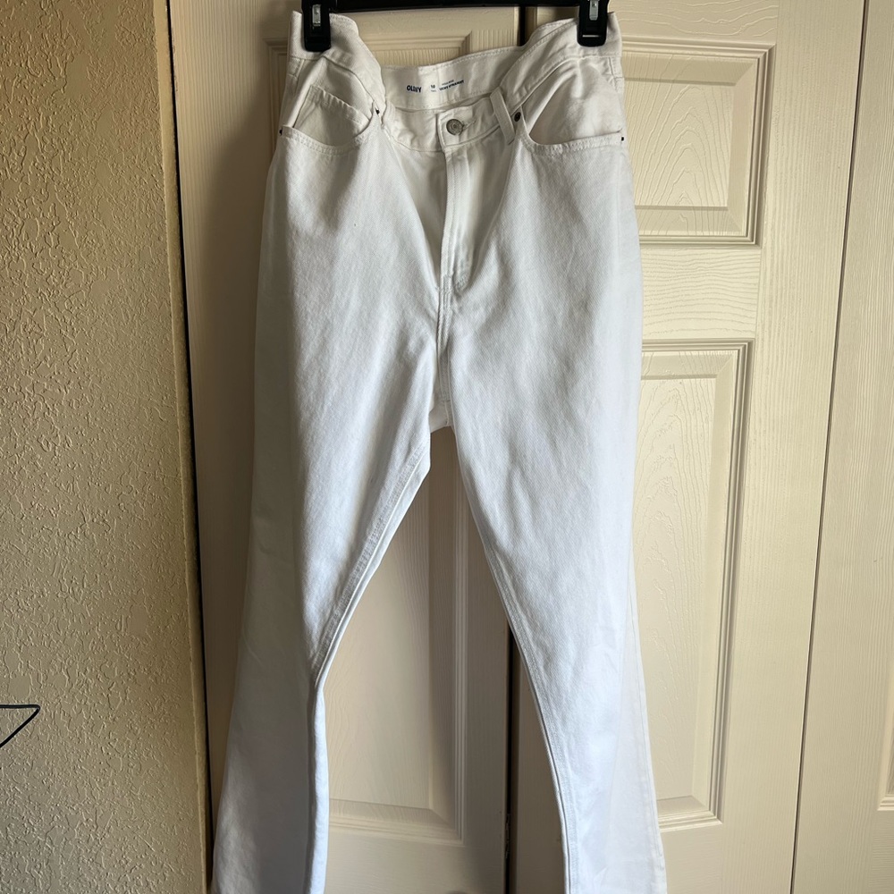 Old Navy High rise slouchy straight jeans size 10 Tall never worn
